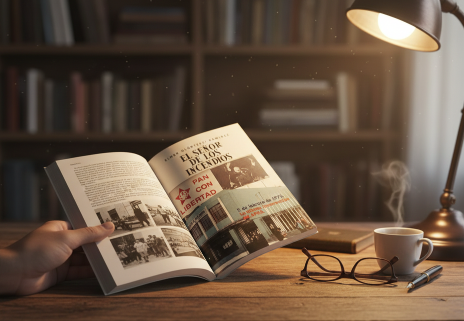 COLEGIO DE PERIODISTAS DEL PERÚ RECIBE 60 EJEMPLARES DE “EL SEÑOR DE LOS INCENDIOS”, OBRA CLAVE SOBRE EL LIMAZO DE 1975