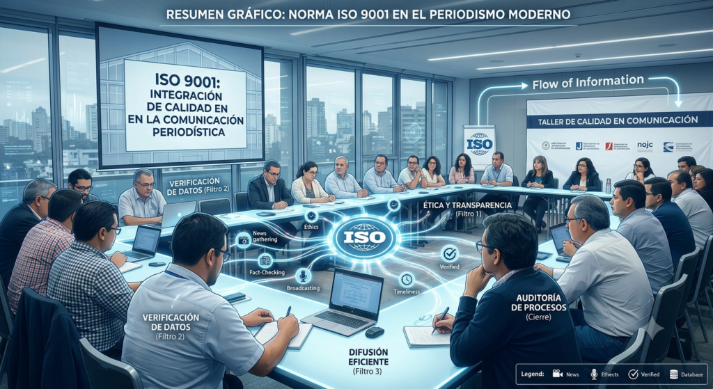 PERIODISTAS Y COMUNICADORES FORTALECEN COMPETENCIAS EN CERTIFICACIÓN DE CALIDAD BAJO NORMA ISO 9001